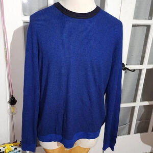 Ted Baker London Mens Blue‎ Cashmere Blend Thermal Sweater 7 3XL